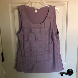 Christopher and Banks Lavender Sleeveless Top